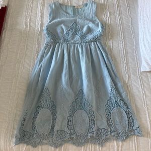altar’d state baby blue dress